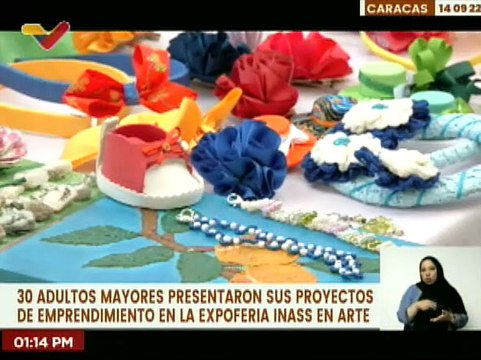 Expoferia INASS presenta 30 proyectos de emprendimiento de adultos mayores en Caracas