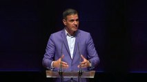 Pedro Sánchez, en un acto del BBVA celebrado este jueves.