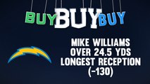 Take Mike Williams To Go Over 24.5 Yards On His Longest Reception Vs. Chiefs
