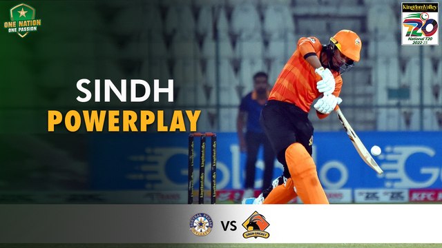 2nd Innings Powerplay | Central Punjab vs Sindh | Match 26 | National T20 2022 | PCB | MS2T