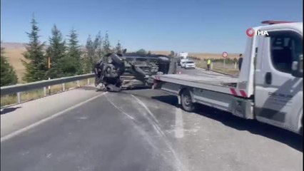 Kontrolden çıkan otomobil takla attı: 4 yaralı