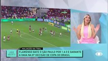 Denilson atura zoeira da Renata e diz: São Paulo jogou para não ser goleado pelo Flamengo 15/09/2022 14:26:26