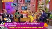 Lupillo Rivera y Gustavo Adolfo Infante se enfrentan