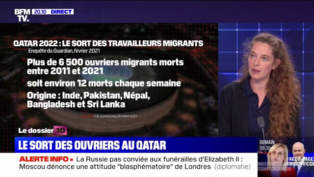 Lola Schulmann (Amnesty): Des milliers de personnes sont mortes à cause des conditions de travail au Qatar