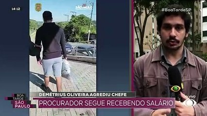 Procurador segue recebendo salário após agredir chefe 15/09/2022 15:19:58