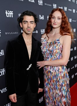 Joe Jonas Wore a Blazer With No Shirt on the Red Carpet Alongside Sophie Turner