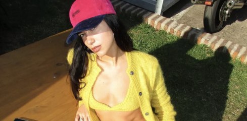 Dua Lipa's Canary Yellow Knit Set Capitalized on the Last Days of Summer