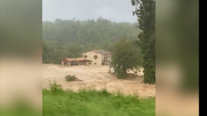 Maltempo ad Ancona, Sassoferrato sommersa dall'acqua