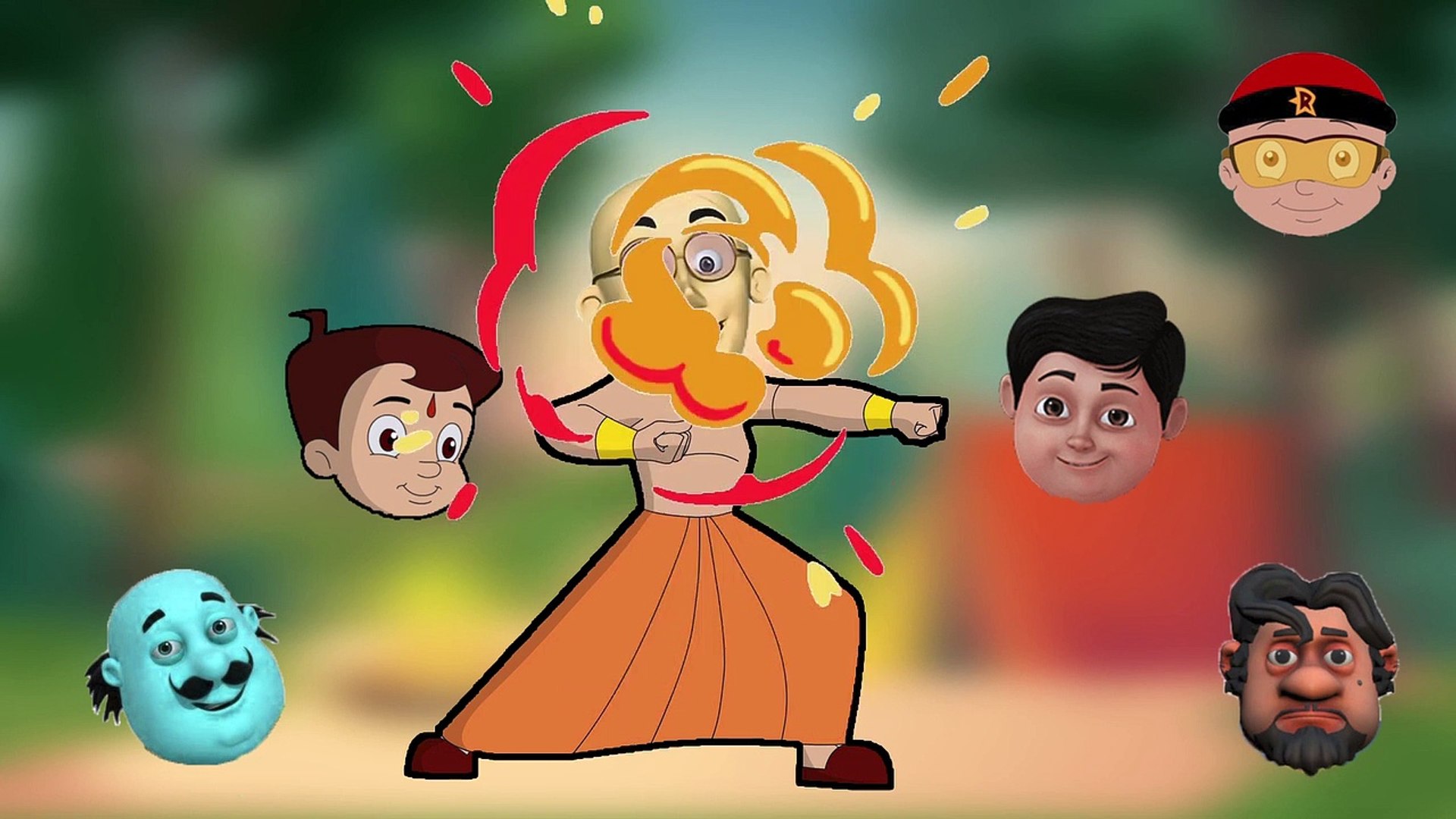 chota bheem mighty raju shiva motupatlu Funny cartoon wrong face game-6 -  video Dailymotion