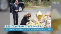 Kate Middleton and Prince William Make First Solo Outing as Prince and Princess of Wales