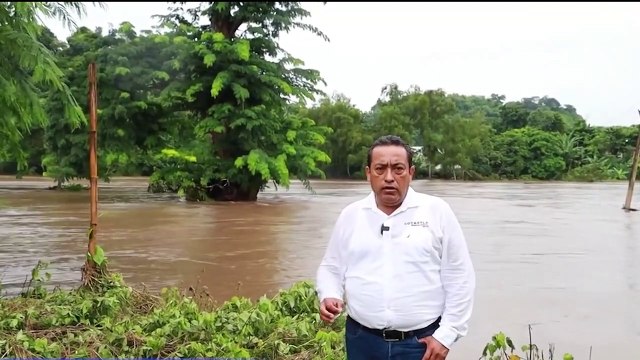 Desborde del río Cotaxtla causó afectaciones en cultivos