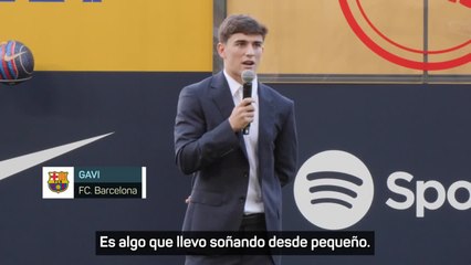Gavi renueva con el Barça hasta 2026: “Estoy muy agradecido a La Masía”
