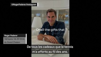 Tải video: Roger Federer annonce sa retraite sur Instagram