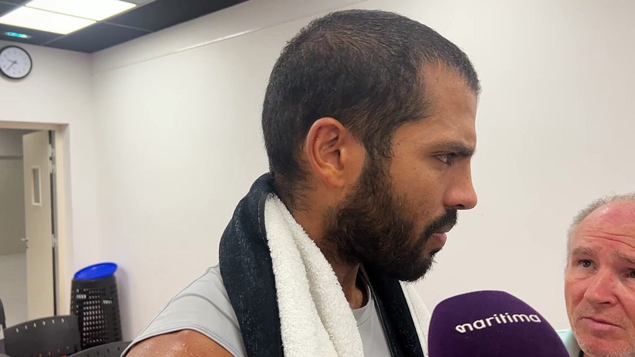 Au micro maritima: Nicolas Claire après la victoire du PAUC contre Istres