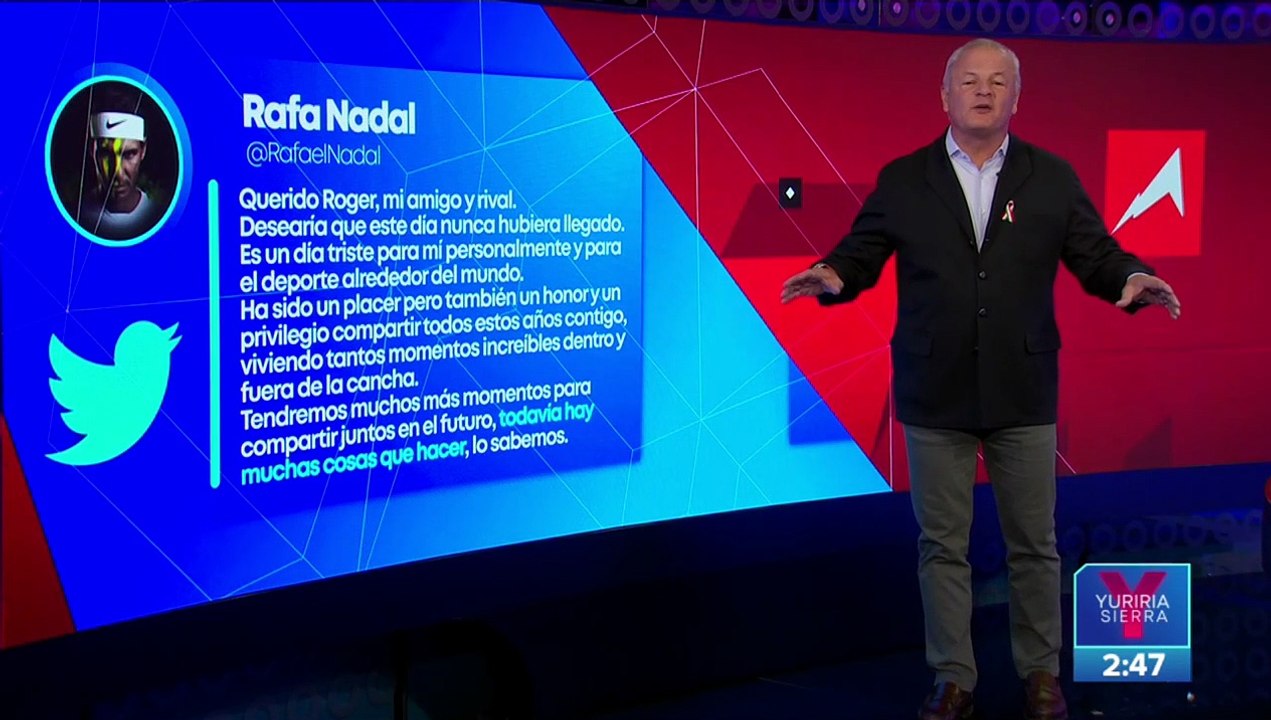 Roger Federer se retira del tenis: Nadal y Alcaraz reaccionan