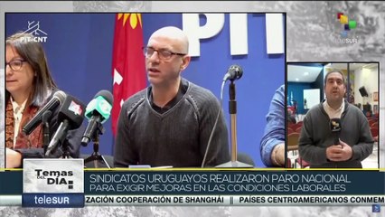 Uruguay: Central única de trabajadores anuncia paro general de 24 horas