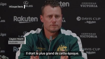 Coupe Davis : Australie - Hewitt sur Federer : "Il était le plus grand de cette époque"