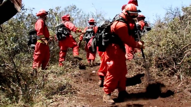 Second-chance firefighters battling infernos after jail time