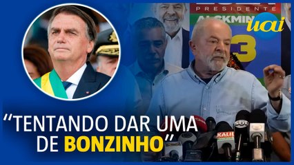 Lula ironiza fala de Bolsonaro sobre entregar a faixa