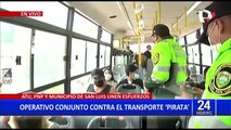 Contra la informalidad: ATU, PNP y comuna de San Luis fiscalizan transporte público