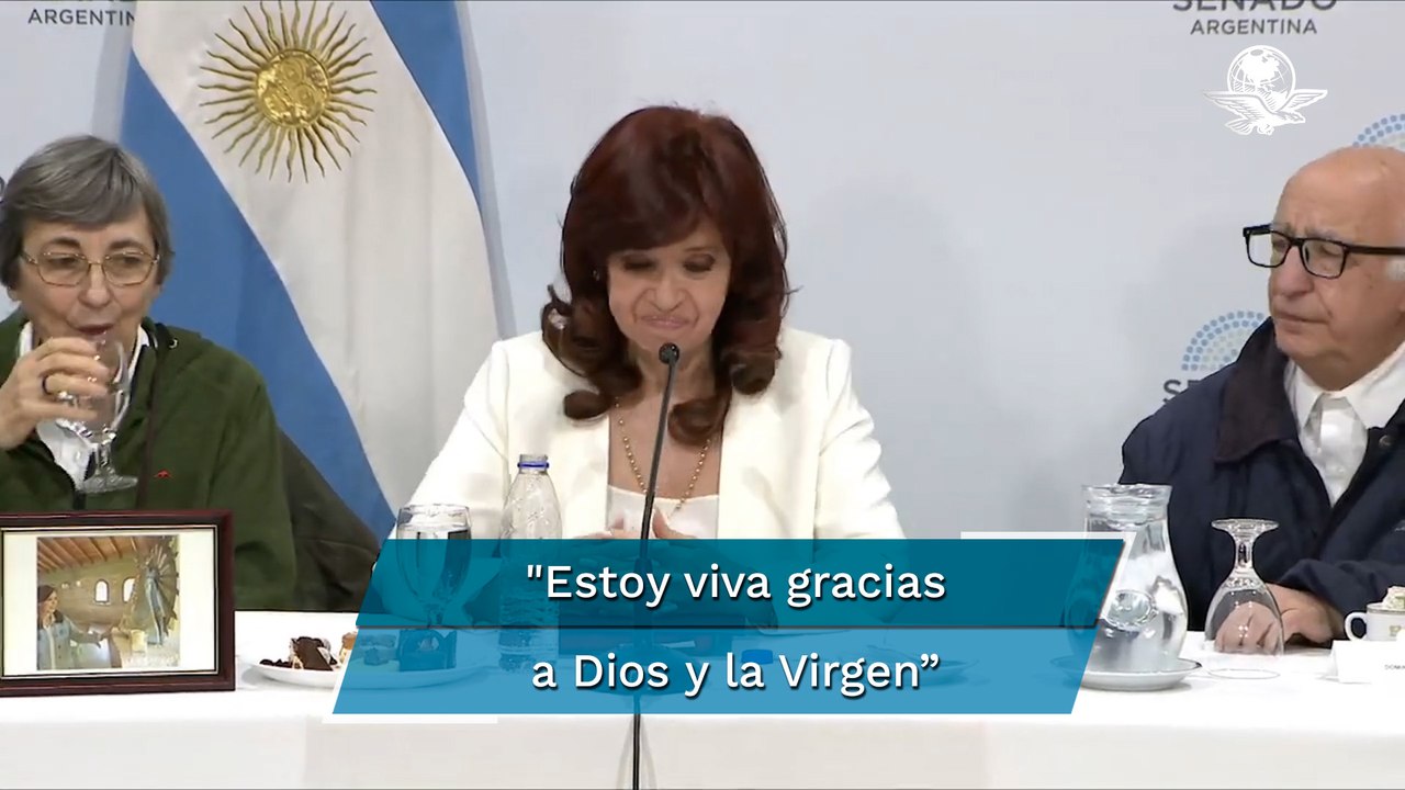 Cristina Kirchner habla por primera vez del atentado en su contra