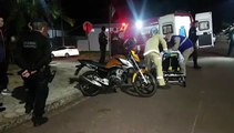 Jovem desloca o ombro após acidente de trânsito na Rua Manaus