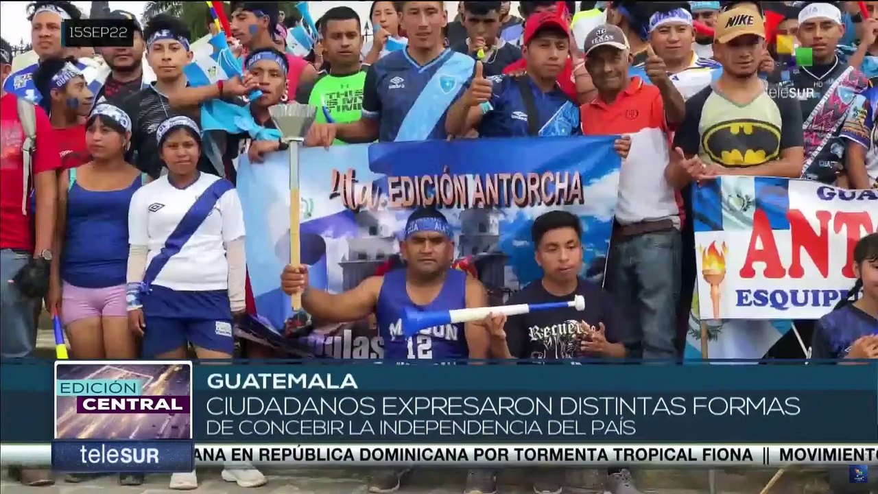 Guatemala celebra los 201 años de Independencia de la corona española
