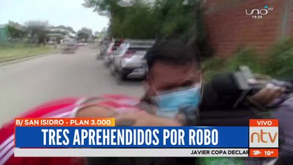 Tres arrestados por robo en el Plan 3000