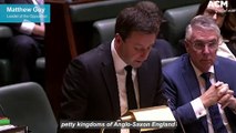 Victorian Opposition Leader Matthew Guy lists fictional King Arthur in lineage of late Queen Elizabeth II | September 16, 2022 | ACM