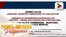 James Layug, itinalagang ASec. ng Department of Agriculture; Ilan pang opisyal, itinalaga sa GCG