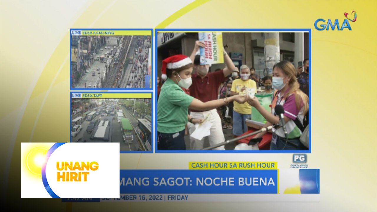 Cash Hour sa Rush Hour LIVE sa Quiapo!| Unang Hirit