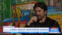 “Yo no quiero estar en un concierto angustiado”: Juanes sobre la cancelación de su show en Venezuela