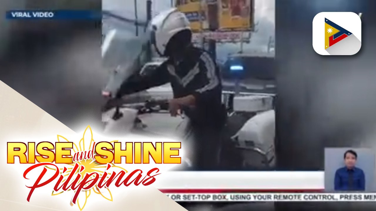 Driver at motorcycle rider sa nag-viral na video ng pag-counterflow sa ...
