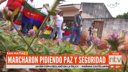 Vecinos en San Matías marcharon pidiendo seguridad