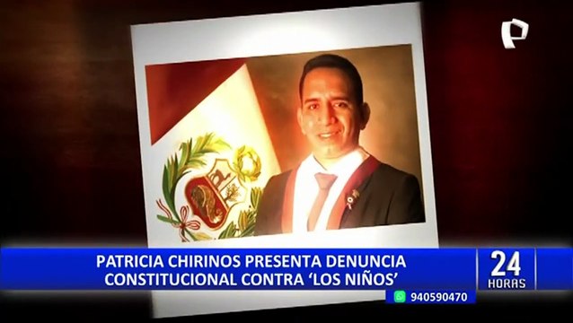 “Los Niños”: Patricia Chirinos presenta denuncia constitucional contra los seis congresistas de AP
