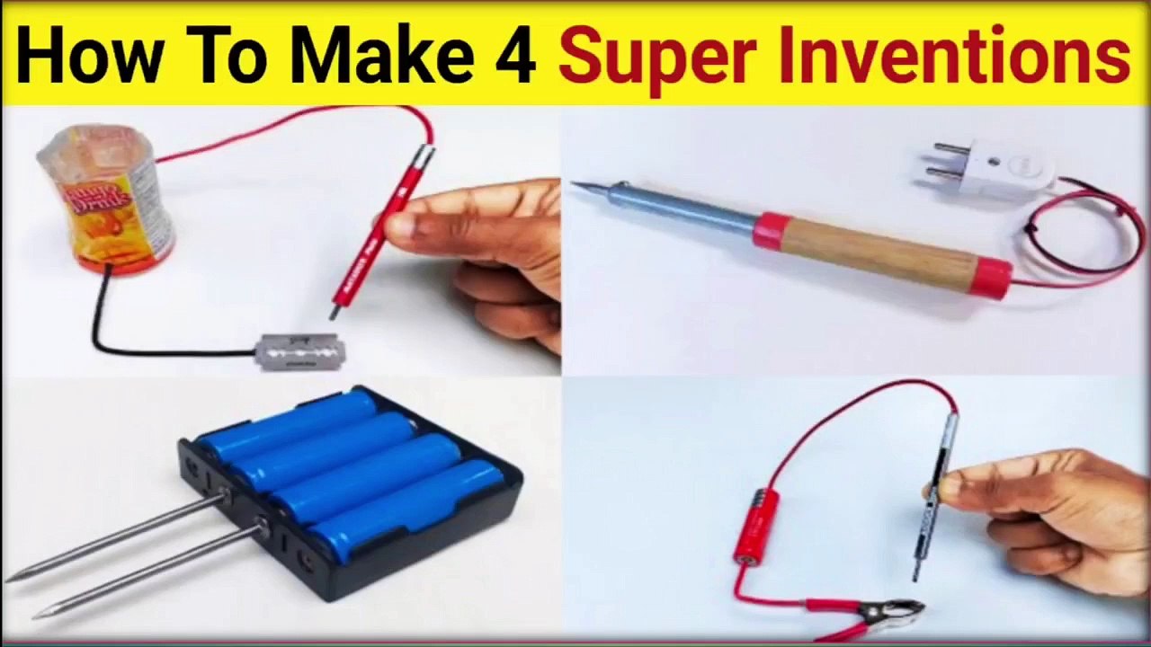 4 Super Inventions -How To Make 4 Super Inventions At Home