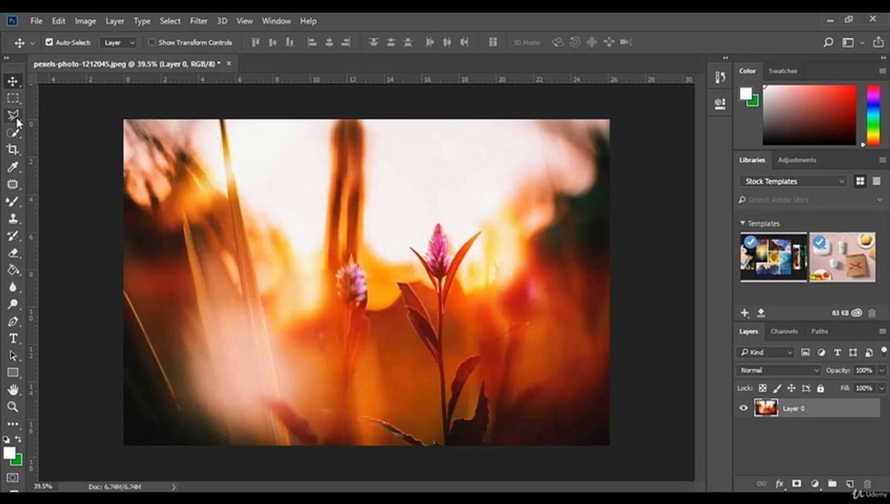 2. Interface   Photoshop CC  In an Easy Simple Professional Way