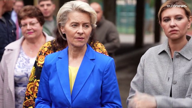 Ursula von der Leyen: Putin va processato a L'Aja . Vitali Klitscho: Fatti, non parole