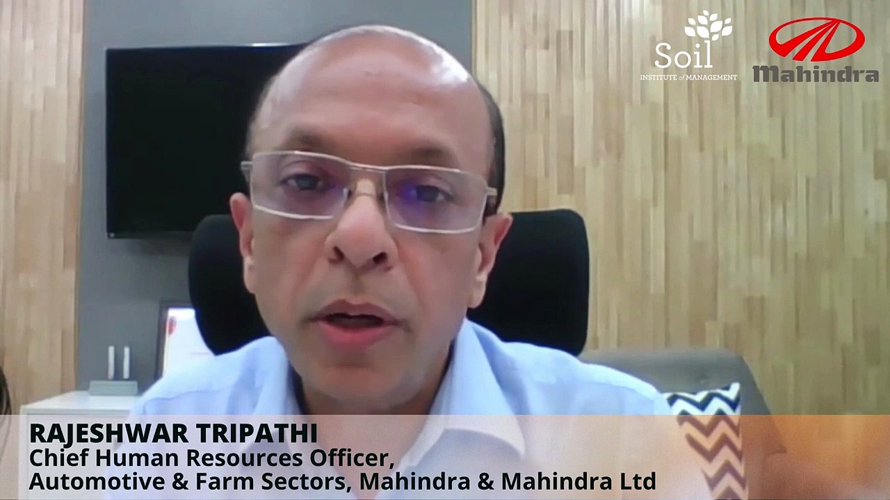 Rajeshwar Tripathi, CHRO, Mahindra talks about the SOIL 1 Year PGPM Programs