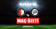 Feyenord - Sturm Graz maç özeti! Feyenord - Sturm Graz maç özeti izle (VİDEO) Feyenord maçı kaç kaç bitti?