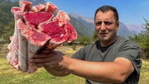 Only For Real Connoisseurs Of Meat! Meat In Bones Baked In The Oven | wild cooking | Wilderness Cooking