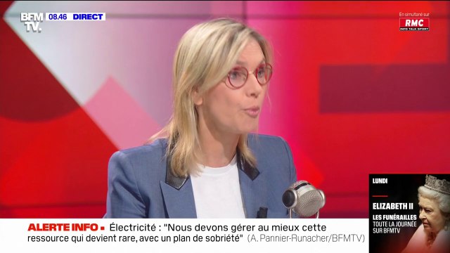Agnès Pannier-Runacher: La question d'éteindre les monuments à 22h n'est probablement pas la source d'économie la plus importante