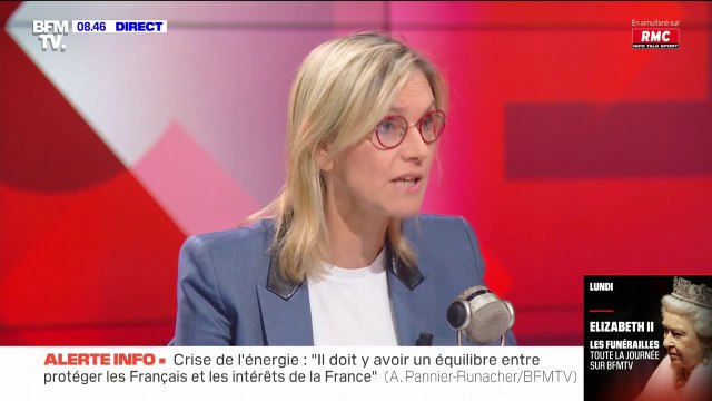 Agnès Pannier-Runacher, sur la sobriété énergétique: On relève les manches aujourd'hui pour faire le maximum d'économies