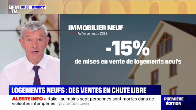 Immobilier: les ventes de logements neufs sont en chute libre