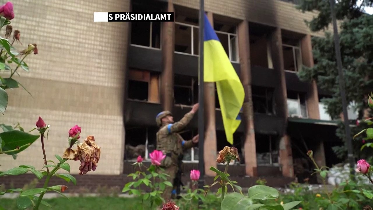 Selenskyj: Massengrab in zurückeroberter ukrainischer Stadt Isjum entdeckt