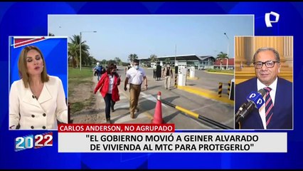 Carlos Anderson: “El gobierno movió a Geiner Alvarado de Vivienda al MTC para protegerlo”