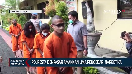 Download Video: Salah Satunya Oknum Ojol, Polisi Amankan 5 Pengedar Narkotika