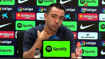 La pregunta que incomodó a Xavi en rueda de prensa