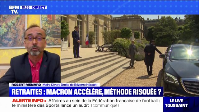 Robert Ménard: Je trouve assez courageux de réformer les retraites parce ce que c'est une absolue nécessité
