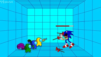 Ermonus VS sonic exe anime épisode 16 AMONG US ANIMATION 16